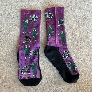 Berries and cream little lad crazy socks
